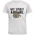 thumbnail image 1 of Sloth My Spirit Animal White Adult T-Shirt, 1 of 1