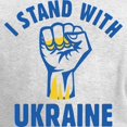 thumbnail image 3 of CafePress - I Stand With Ukraine Women's Long Sleeve T Shirt - Women's Long Sleeve Graphic Casual T-Shirt, 3 of 4
