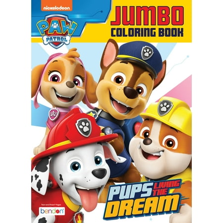 PAW Patrol Jumbo Coloring Book, 64 Pages by Bendon