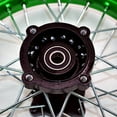 thumbnail image 6 of Applies to 1.40-14 inch Front 1.85-12 inch Rear Rims Aluminum Alloy Wheel Rims Black Hub KLX CRF Kayo BSE Dirt Pit Bike Motorcycle, 6 of 6