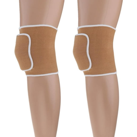 Thick Sponge Anti-Collision ive Knee Pads Non Wrestling Dance Volleyball Kneepads Support Sleeve Beige