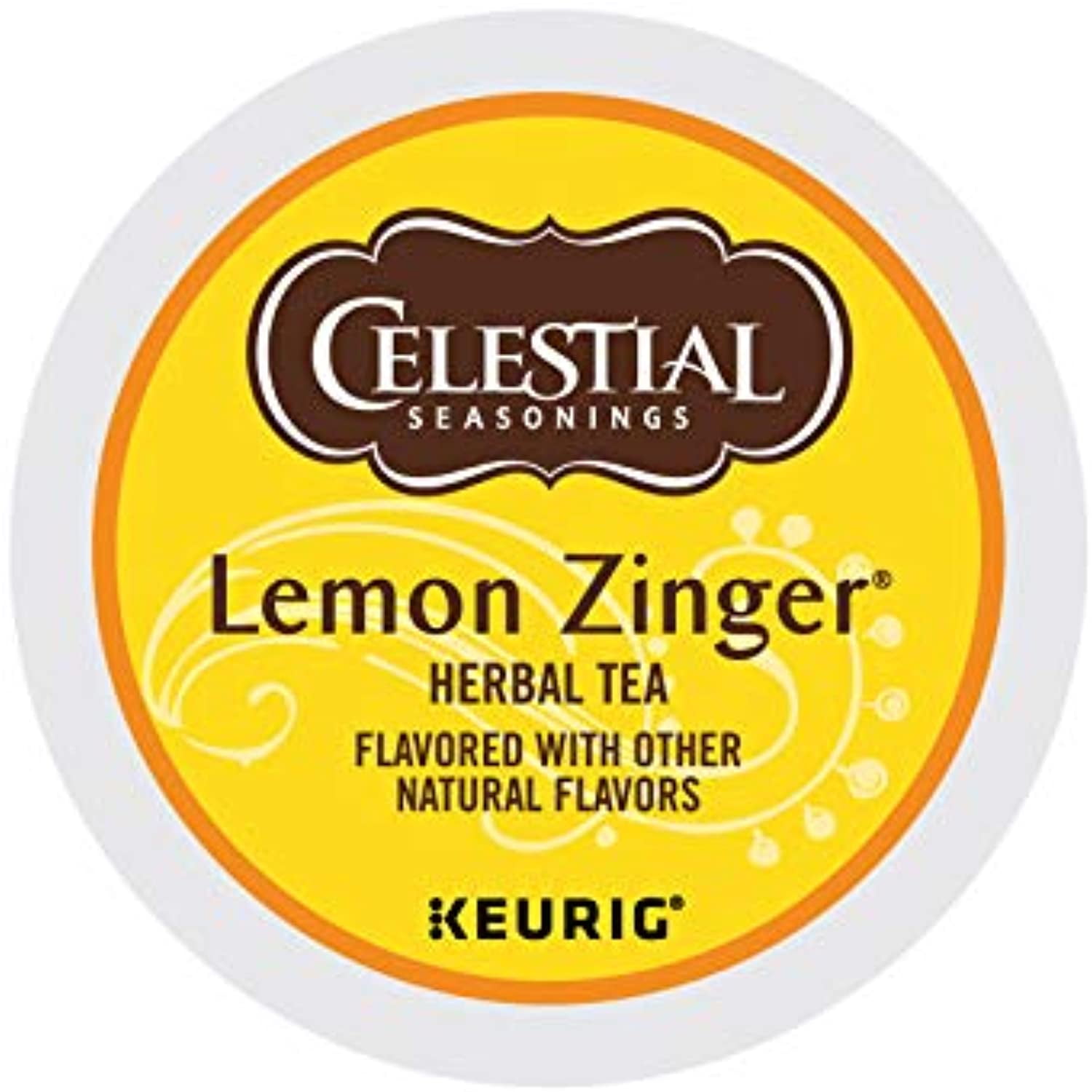 Celestial Seasonings Lemon Zinger Herbal Tea, SingleServe Keurig KCup