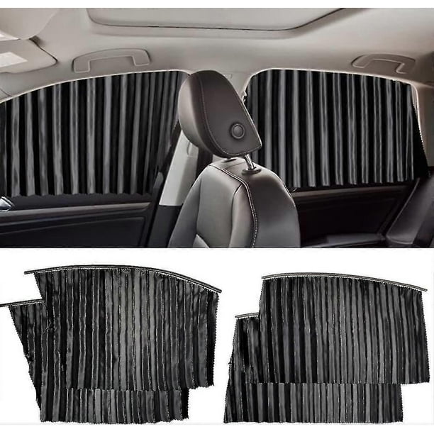 Side Window Sunshades For Car (4pcs), Magnetic Car Curtain To Block Uv Rays And For Privacy, Black