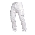 thumbnail image 5 of CONZONE Kids Boys Cargo Pants Outdoor Hiking Pants For Child Buttons Solid Color Wide Leg Jogger Trousers With Pockets, 5 of 7