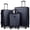 Blue, variant on New York Xpress 3-Piece Hardside Luggage Set, Expandable Suitcases with TSA Lock, 20"/26"/30" Carry-on & Checked, Blue - WD577