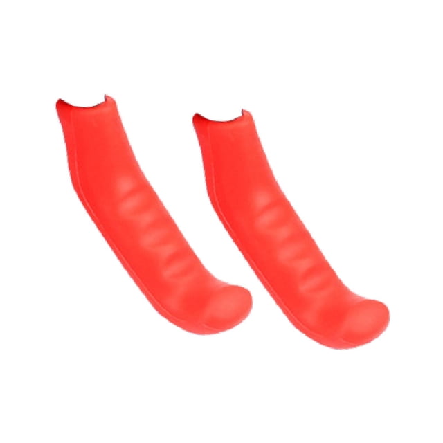 S SERENABLE Poignée de Frein Manchon en Silicone 1 Paire Levier de Frein Antidérapant Poignée Rouge