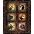 thumbnail image 3 of JQ Alaskan Wildlife Lodge Series Plush Raschel Queen Blankets, 3 of 3