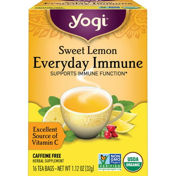 Yogi Tea Sweet Lemon Everyday Immune,  al Tea,  Tea Bags, 16 Count
