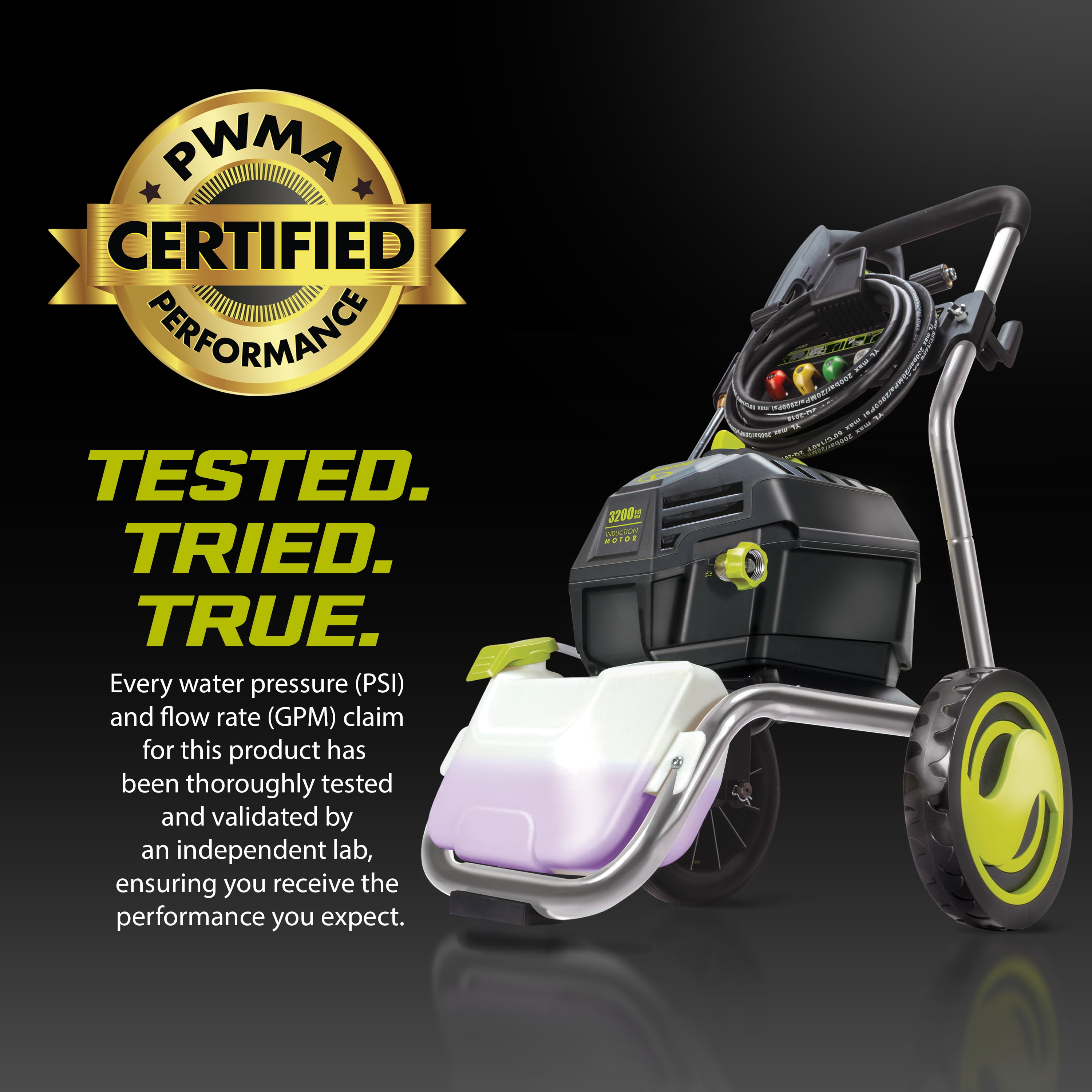 Sun Joe, Electric Pressure Washer, SPX4800 14.9-Amp, 2500 PSI