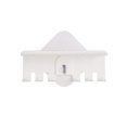thumbnail image 1 of Soporte para cepillo de dientes Adhesivo de pared Juego de cepillos de dientes para baño Soporte de pared para pasta de dientes Almacenamiento blanco, blanco, 1 of 2