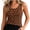 Brown, variant on Winter Tops for Women, Women's Rose Thermal Fleece Camisole, Floral Sleeveless Seamless Tank Top with Pocket, Fleece-Lined Winter Base Layer, Slim Fit Brushed Thermal Undershirt
