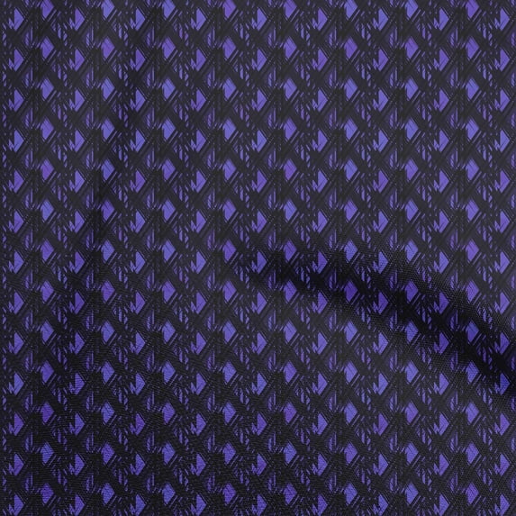 oneOone Georgette Viscose Violet Fabric Abstracts Sewing Fabric By The Yard Printed Diy Clothing Sewing Supplies 42 Inch Wide