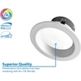 thumbnail image 5 of Nicor 18711 - DLR46071203KWH LED Recessed Can Retrofit Kit with 5 6 Inch Recessed Housing, 5 of 9