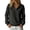 89#Black, variant on Waffle Knit Sweatshirt Women Long Sleeve Quarter Zip Pullover Zip Neck Casual Sport Athleisure Top 1/4 Zip Funnel Neck