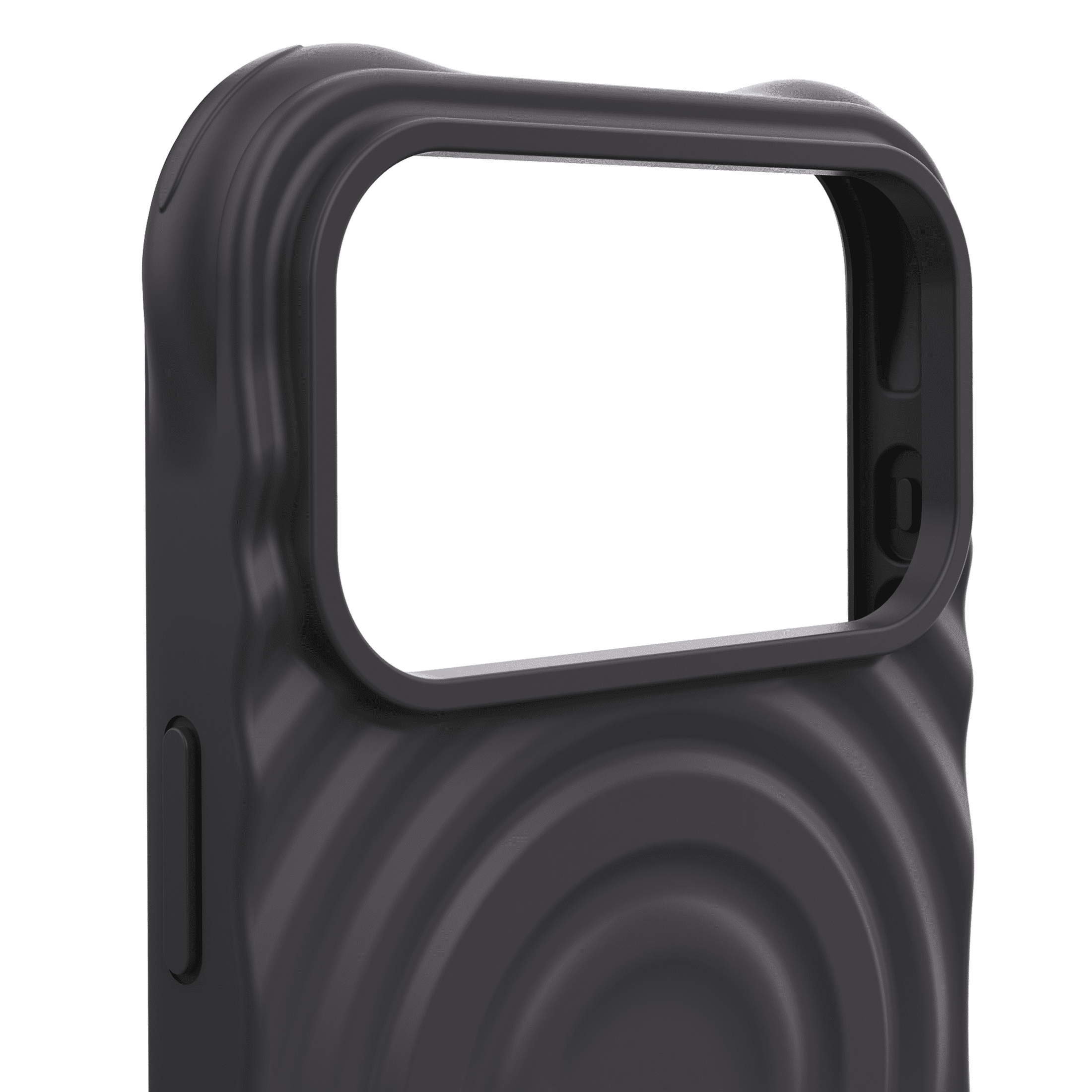onn iPhone 17 Pro Max Case, MagSafe Compatible Bumper Case for Apple iPhone, Black