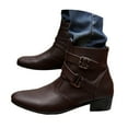 thumbnail image 3 of YLYL Men Boots Ankle for Dressy and Casual Occasions Comfortable Short Booties, 3 of 8