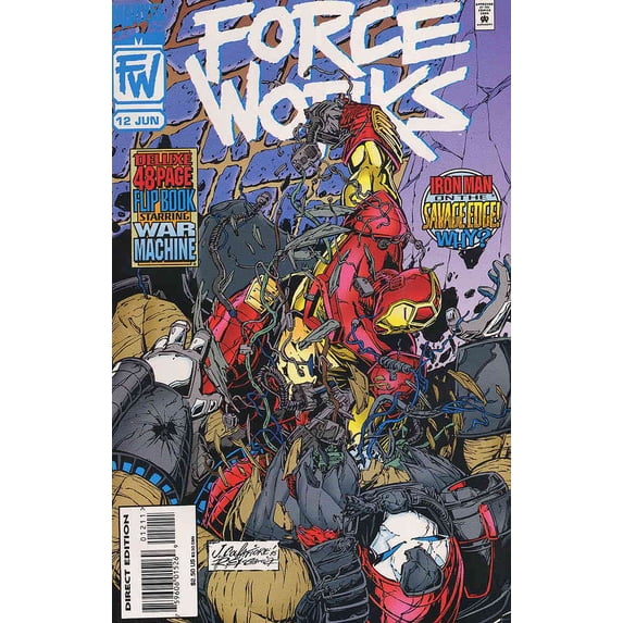 Force Works #12 VF ; Marvel Comic Book