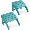 thumbnail image 1 of Repose-pieds Ottoman Adirondack en HDPE pour Chaise Adirondack, Tabouret Repose-Pieds d'Extérieur en Résine Résistant aux Intempéries pour Piscine, Véranda, Pelouse et Cour Arrière, 1 of 1
