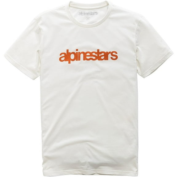 Alpinestars Heritage Word Mens Short Sleeve T-Shirt Natural XXL