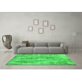 thumbnail image 3 of Ahgly Company Indoor Square Abstract Green Modern Area Rugs, 8' Square, 3 of 4