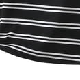 thumbnail image 3 of Bixock Workout Set for Women,2 Piece Set for Women Sleeveless Crew Neck Tank Top and Shorts Stripe Print Loungewear Set, 3 of 5