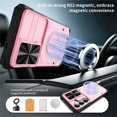 thumbnail image 3 of Military Grade Shockproof Case for Samsung Galaxy S24 Plus/25 Plus/26 Plus 5G, Built-in N52 Magnetic Ring, Slide Camera Lens Cover, Rugged Heavy Duty Protective Phone Case, 3 of 8