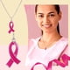 thumbnail image 2 of Concienciación sobre el cáncer de mama Collares para mujer Accesorios para el cuidado de la mama Collares de moda Cadena de suéter Colgante de lazo rojo Collar largo Accesorios de ropa para mujer, 2 of 8