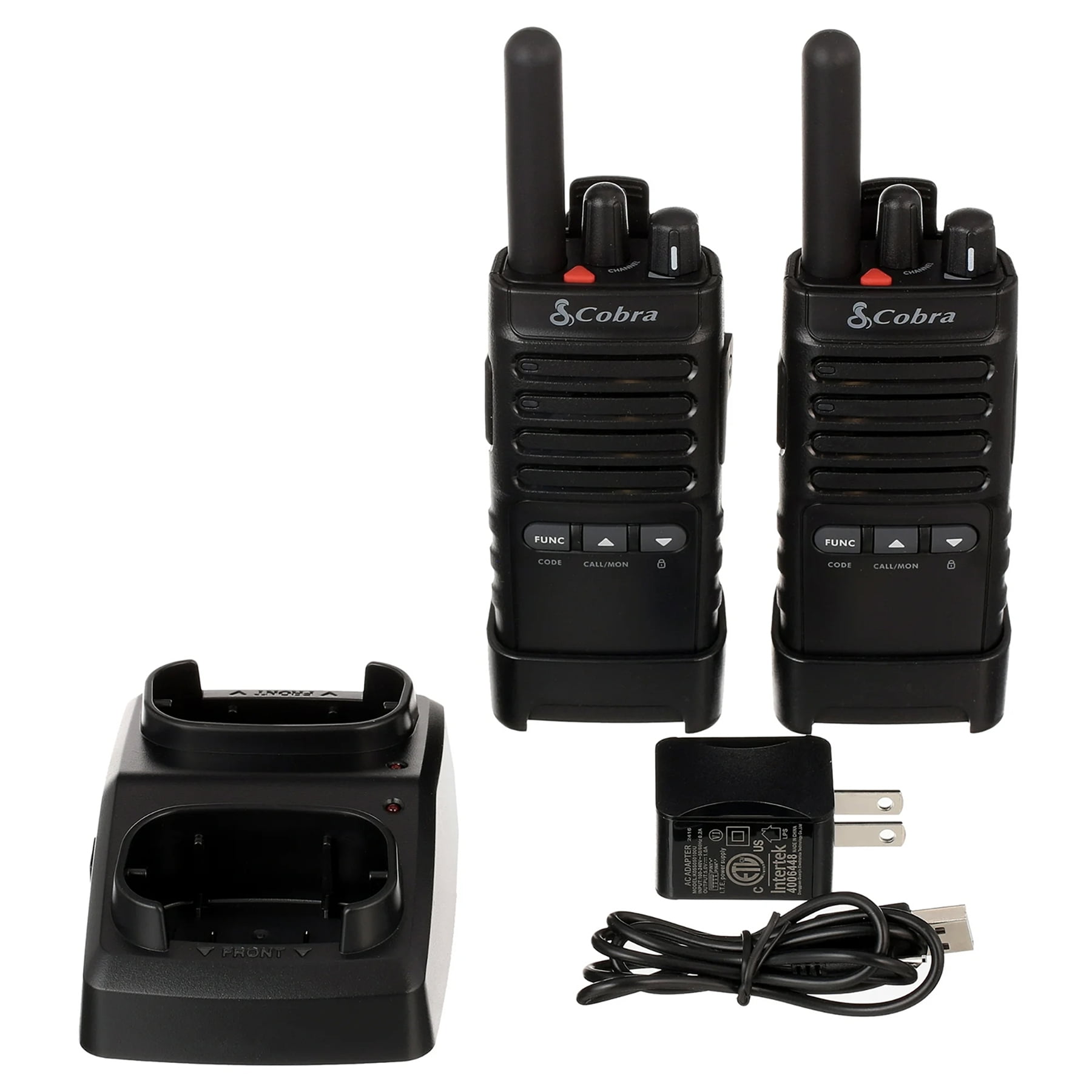 Cobra PX655 Pro Business 2W FRS Two-Way Radios Pair, IPX4 Waterproof Walkie Talkies, 22 Channels, 25-Floor Range