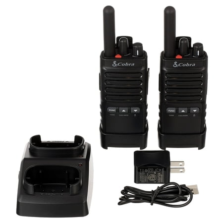 Cobra PX655 Pro Business 2W FRS Two-Way Radios Pair, IPX4 Waterproof Walkie Talkies, 22 Channels, 25-Floor Range