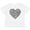 AA-White, variant on Inktastic Heart Made Of Paws, Dog Paws, Puppy Paws - Black Boys or Girls Baby T-Shirt