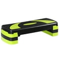 thumbnail image 5 of SuperDeal 30" Adjustable Workout Aerobic Stepper in Fitness & Exercise Step Platform Trainer Stepper W/Risers Yellow-Green, 5 of 9