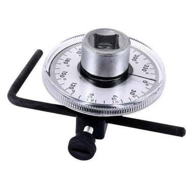 1/2" Car Angle Gauge Dial Torque Wrench Ratchet Meter Measurer Tools Degree Fast F4J0