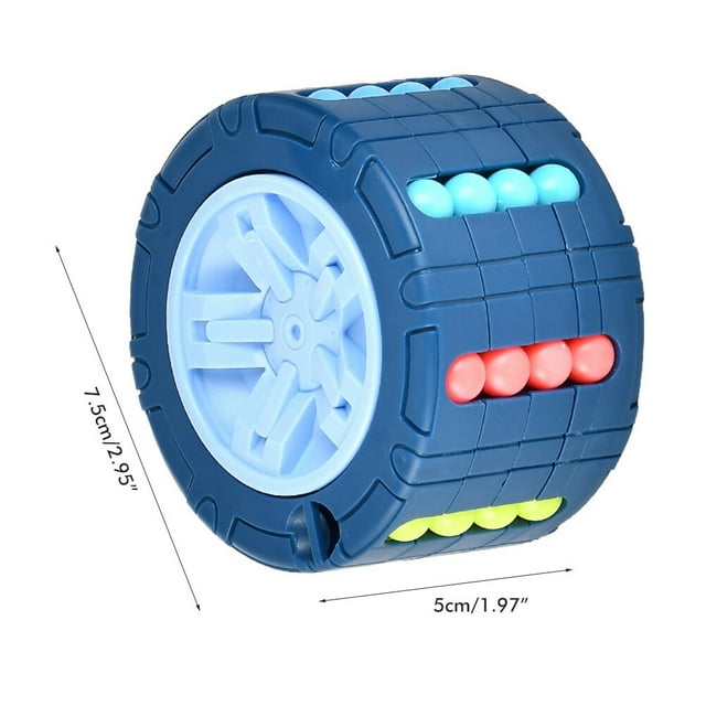 Juguete para aliviar el estrés, rompecabezas de cubo cilíndrico 3D, rompecabezas de cubo cilíndrico D, juegos de rompecabezas de cubo, integración perfecta