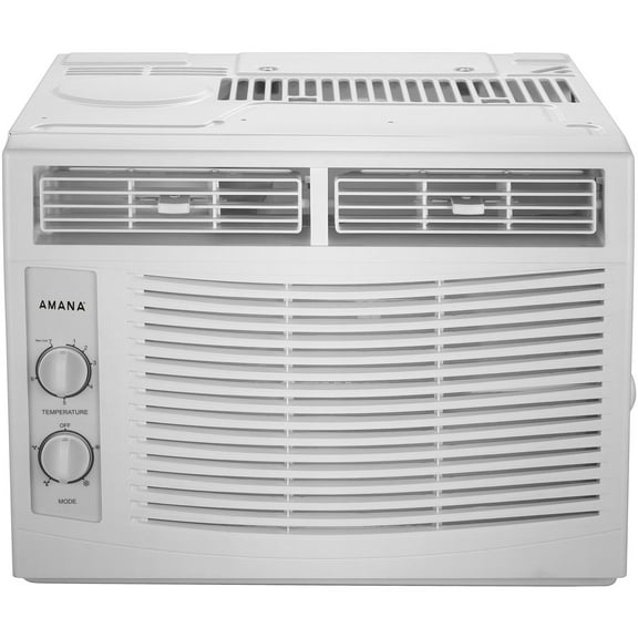 Amana 5,000 BTU 115V Window Air Conditioner 150 Sq.ft., Washable Filter, AMAP050DW, New