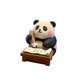 thumbnail image 1 of Figura de panda, adorno de mesa, decoración para el salpicadero del coche, escultura de animal para escritorio, mesa, centro de mesa, sala de estar, Estilo C, 1 of 8
