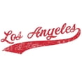 thumbnail image 3 of UGP Campus Apparel Los Angeles Baseball Script - Hometown Pride, Pitcher Hoodie - Large - White/Red, 3 of 6