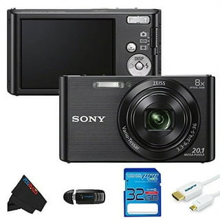 SONY DSC W830 Cyber-Shot 20.1 MP Point and Shoot Camera (Black) with 8X  Optical Zoom