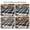 thumbnail image 7 of ODIKA 8'x10' Washable Area Rug Durable, Non-Slip Large Checkered Bold Border Doormat Layering Front Under Plaid Refined for Living Room, Sectional, Family, 7 of 7