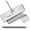 White, variant on Flat Mops, Microfiber Mop for Floor Cleaning and Wall Cleaner, 50" Mop Handle with Flexible 13" Flat Head with a Microfiber Mop Pad - White