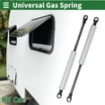 thumbnail image 2 of Unique Bargains 250mm/9.84" Gas Struts 200N Gas Springs Silver Tone Carbon Steel 2 Pcs RV Car Toolbox Lid Storage Box Cover Cabinet Door Cover, 2 of 5