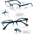 thumbnail image 2 of GFDYREE Lot de 3 Lunettes de Lecture Charnière à Ressort Lecteurs Élégants Noir/écaille pour Hommes et Femmes, 2 of 7