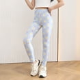 thumbnail image 2 of Kids Girls Leopard Print Leggings Full Length Milk Silk Fabric Stretchy Slim Fit Casual Trousers Stylish Bottoms for Summer Camouflage 5 Years-6 Years, 2 of 7