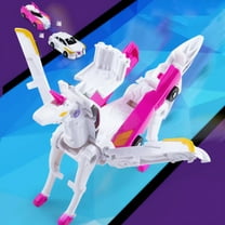 Car Transform Figurines Transforming Car Toy Ultimate Transforming Car Toy (Colorful Pink)