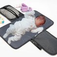 thumbnail image 3 of ZS0123 Portable Foldable Nappy Changing Mat Outdoor Diaper Changing Pad with Storage Pockets for Tod, 3 of 5