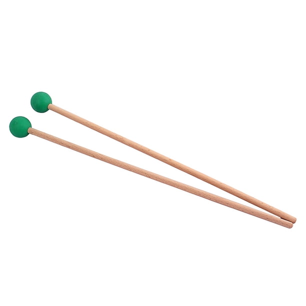 Paquete de 2 baquetas largas Toystoory varitas de Marimba para principiantes color Verde
