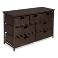 thumbnail image 4 of Badger Basket August Collection Wide Children's Seven Basket Metal & Woven Strap Storage Unit, 4 of 8