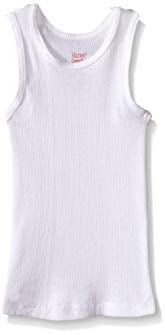 Hanes Boys' Toddler 5-Pack White Tank