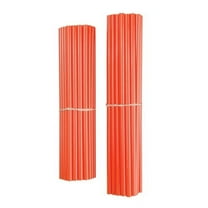 Bykas Dirt Bike Spoke Wraps Orange for Harley-Davidson Softail Deluxe FLSTN 1986-2003