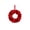 Red, variant on ShaoXinWan Velvet Bow Christmas Wreath with Hanging Ribbon, 2 Sizes Red Green Luxury Winter Front Door Garland, Soft Flocked Bow Wreath for Wall Mantel Xmas Decor