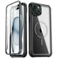 thumbnail image 1 of Poetic Guardian MagPro Case for iPhone 15 Plus 6.7 inch, Built-in Screen Protector, Black/Clear, 1 of 6